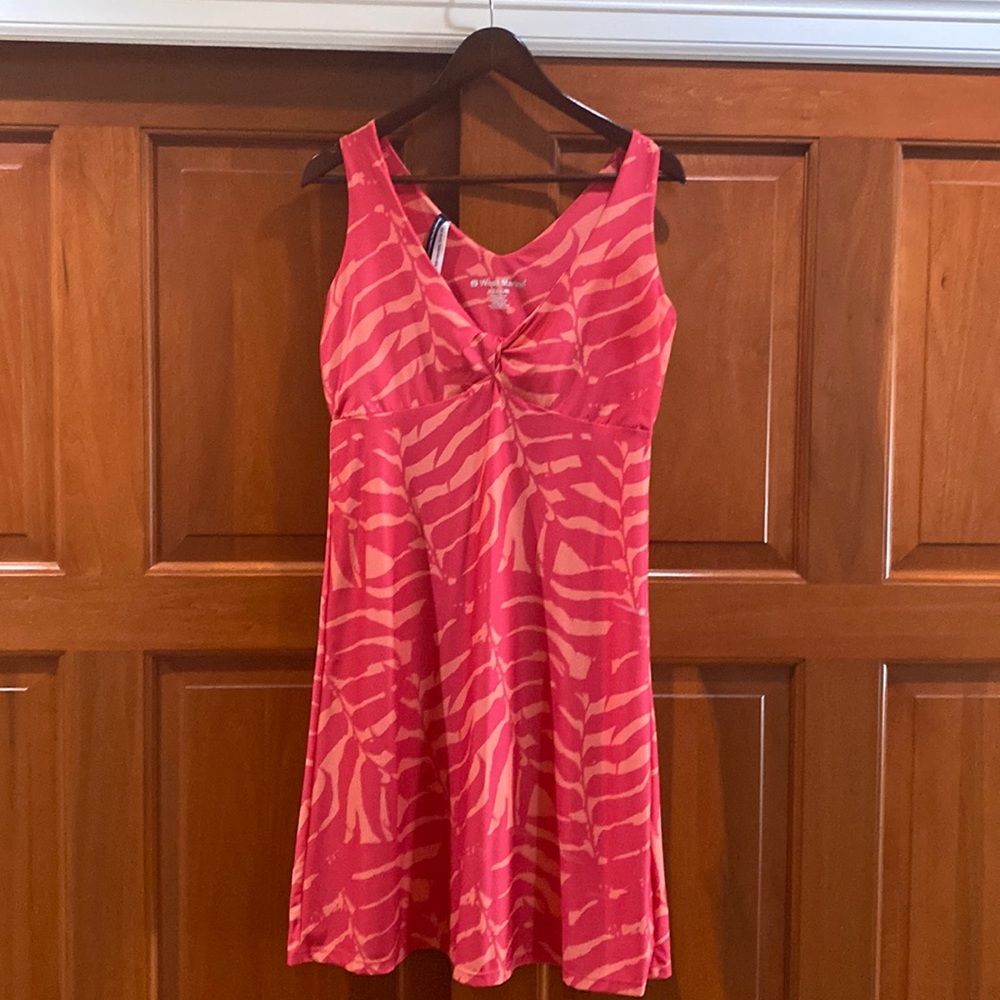 Performance fabric sun dress